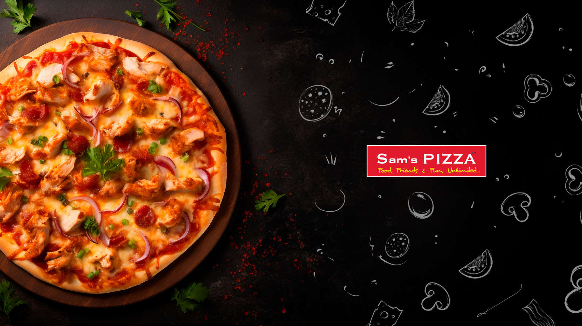 A sam's pizza store boost their store visits with our best digital marketing agency in india.